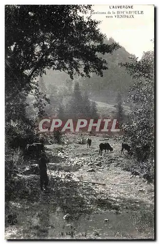 Ansichtskarte AK Environs de la BOURBOULE - vers VENDEIX Berger