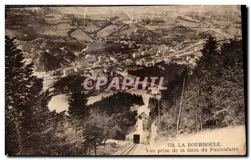 Cartes postales LA BOURBOULE - Vue prise de la Gare du Funiculaire