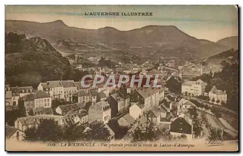 Ansichtskarte AK LA BOURBOULE - Vue generale prise de la roule de Latour-d Auvergne