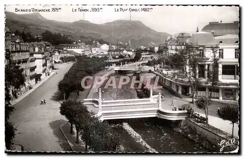 Cartes postales moderne LA BOURBOULE - Perspective sur les Ponts de la Dordogne