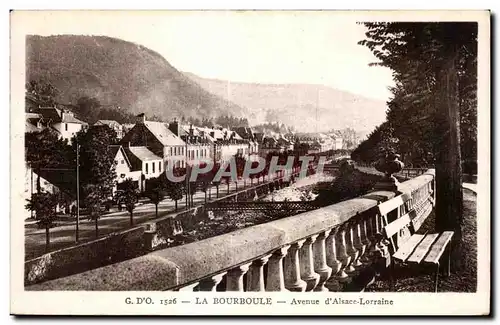 Cartes postales LA BOURBOULE - Avenue d Alsace-Lorraine