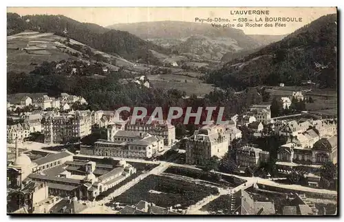 Cartes postales LA BOURBOULE - Vue prise du Rocher des Fees