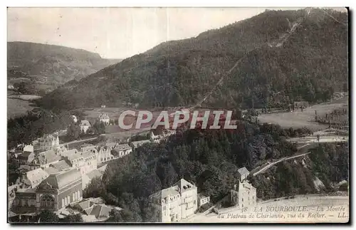 Ansichtskarte AK LA BOURBOULE - La Moutee du Plateau de Charlanne vue du Rocher - LL