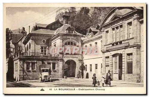 Cartes postales LA BOURBOULE - Etablissement Choussy