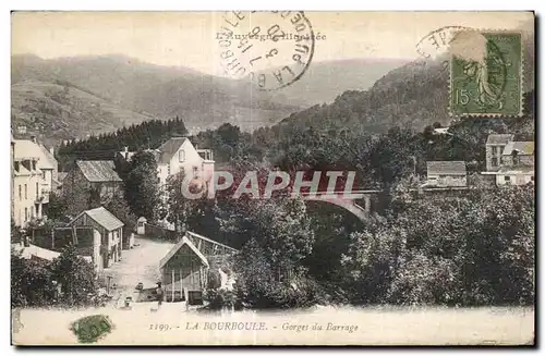 Cartes postales La Bourboule Gorges du Barrage