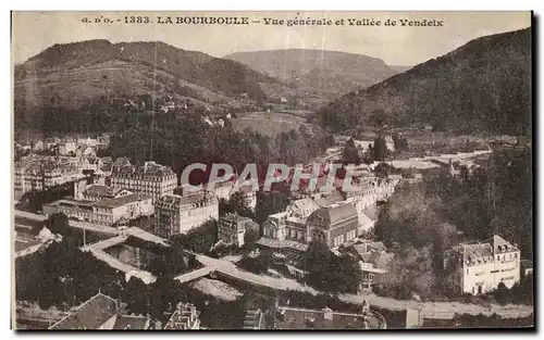 Ansichtskarte AK La Bourboule Vue generale et Vallee de Vendeix
