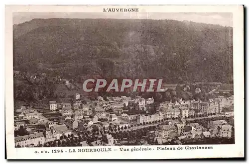 Ansichtskarte AK La Bourboule L Auvergne Vuegenerale Plateau de Charlannes