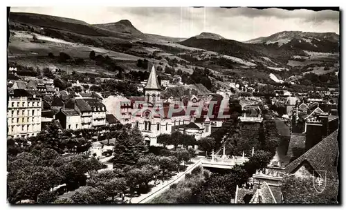 Cartes postales moderne La Bourboule (P -de D ) - Vue generale et la Dordogne