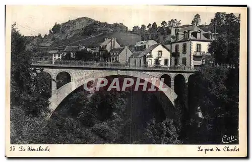 Cartes postales La Bourboule Le pont du Chalet