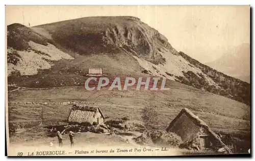 Ansichtskarte AK La Bourboule Plateau et burons du Tenon et Puy Gros