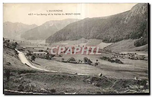 Cartes postales Le Sancy et la vallee du Mont Dore