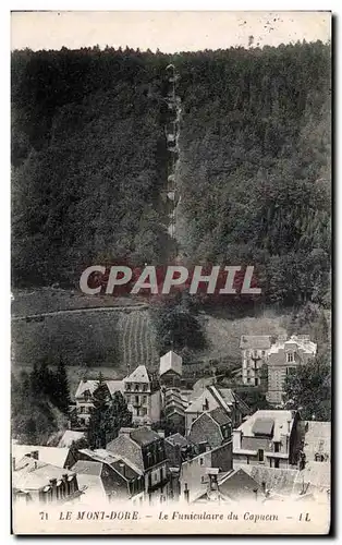 Cartes postales Le Mont Dore Le funiculaire du Capucin