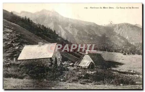 Cartes postales Le Mont Dore Le Sancy et les Burons