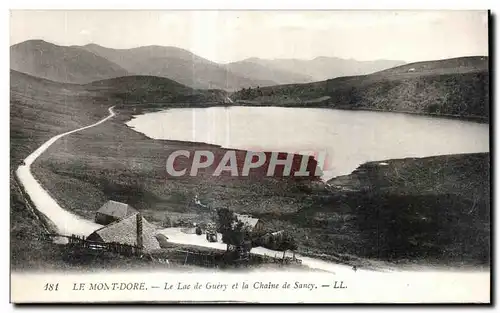 Ansichtskarte AK Le Mont Dore Le Lac de Guery et la Chaine de Sancy