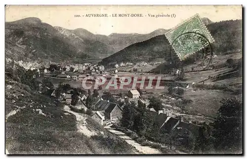 Cartes postales Le Mont Dore vue generale