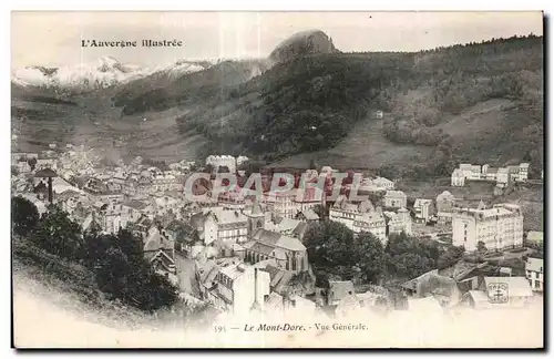 Cartes postales Le Mont Dore Vue Generale