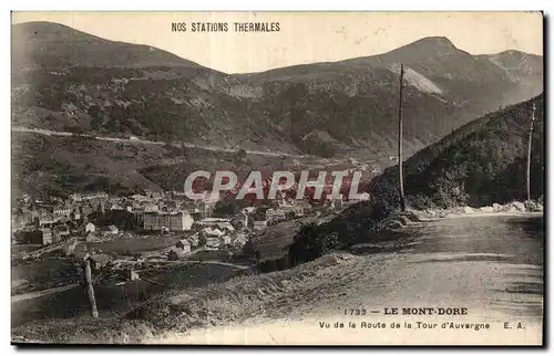 Ansichtskarte AK LE MONT DORE Vu de Route de la Tour d Auvergne