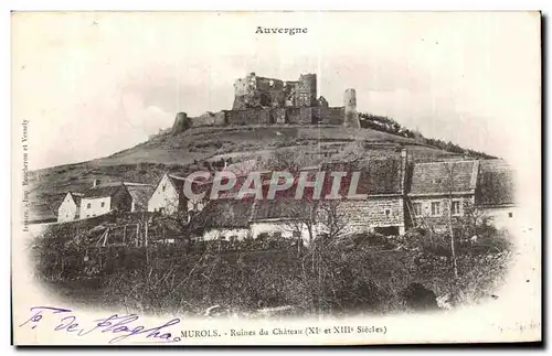 Cartes postales Murols Ruines du chateau