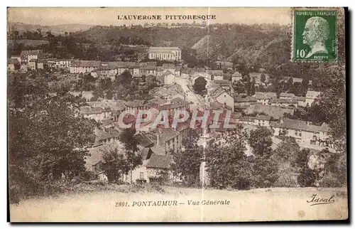 Cartes postales Pontaumur Vue Generale