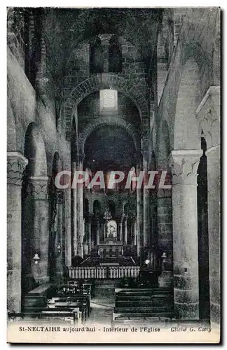 Saint Nectaire - Interieur de l Eglise - Cartes postales