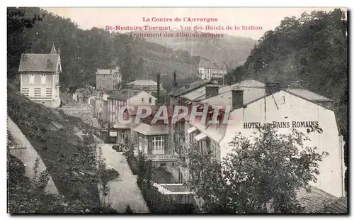 Saint Nectaire - Vue des Hotel de la Station - Cartes postales