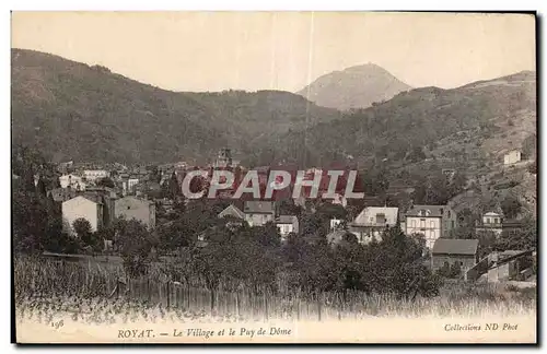 Riom - La Village et le Puy de Dom - Cartes postales