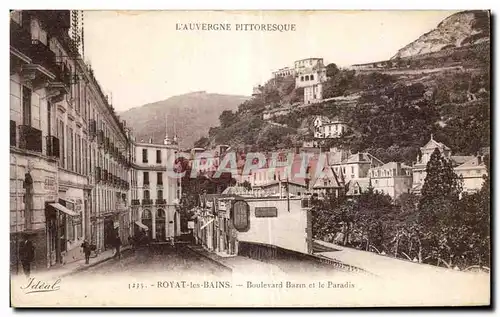 Riom - Boulevard Bazin et le Paradis - Cartes postales