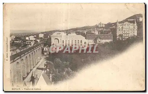 Royat - Viaduc et Casino - Cartes postales