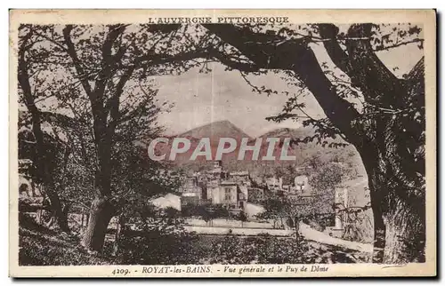 Royat - Vue Generale et le Puy de Dome - Cartes postales