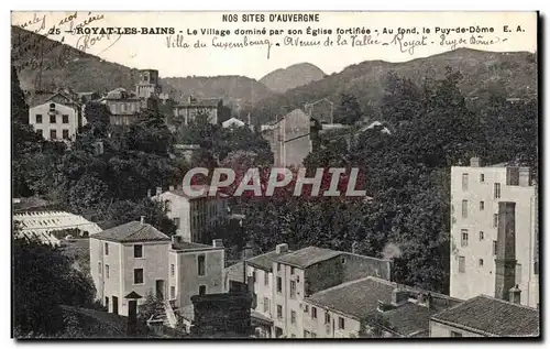 Royat - Le Village domine par son Eglise - Cartes postales