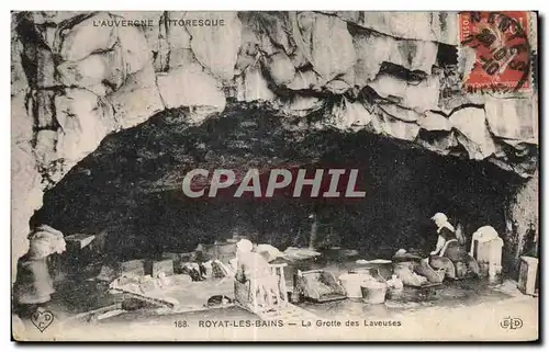 Royat - La Grotte des Laveuses Lavandieres - Ansichtskarte AK