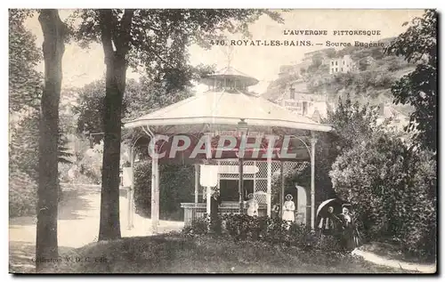 Royat les Bains - Source Eugenie - Cartes postales