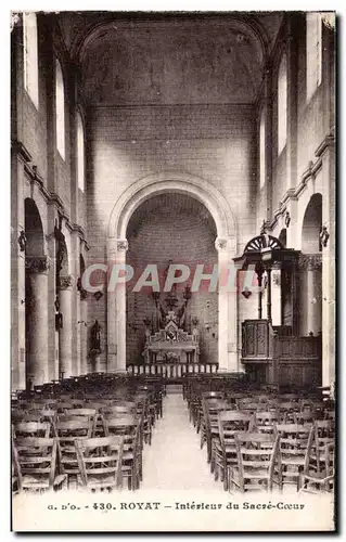 Royat les Bains - Interieur du Sacre Coeur - Cartes postales