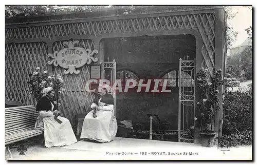 Royat les Bains - Source St Mart - Cartes postales