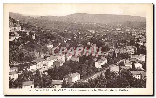 Cartes postales Royat Panorama sur le Chemin de la Vallee