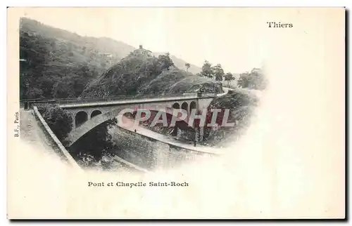 Cartes postales Thiers Pont et Chapelle Saint Roch