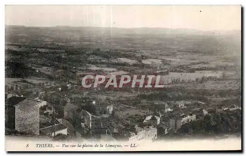 Cartes postales Thiers Vue sur la Plaine de la Limagne