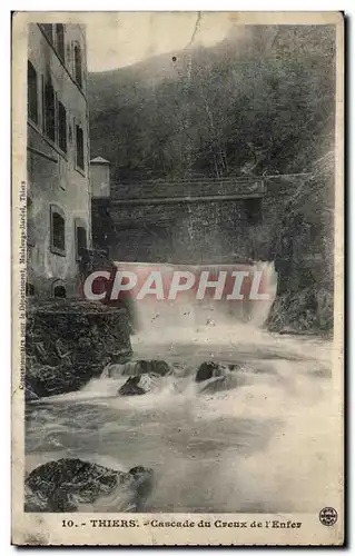 Cartes postales Thiers Cascade du Creux de I Enfer