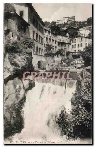 Cartes postales Thiers La Cascade de Salliers