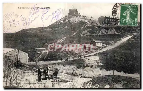 Cartes postales Le Sommet du Puy de Dome