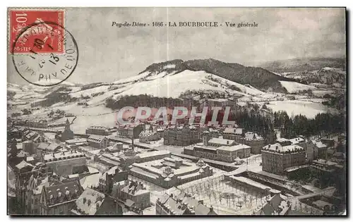 Ansichtskarte AK La Bourboule sous la neige Vue generale Puy de Dome