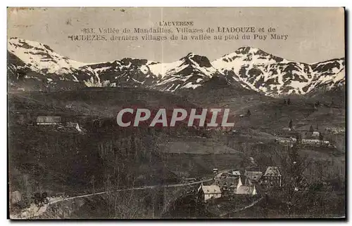 Cartes postales L Auvergne Vallee de Mandailles Villages de Liadouze et de Rudezes