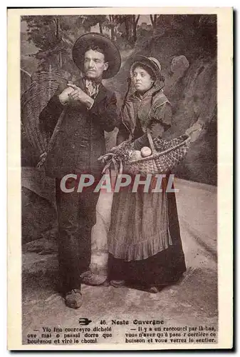 Ansichtskarte AK Other Neste Ouvergne Folklore Costume