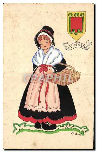 Ansichtskarte AK Auvergne Folklore Costume