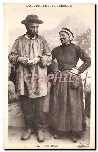 Cartes postales L Auvergne pittoresque Folklore Costume