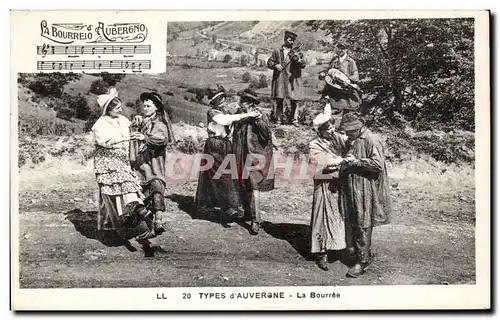 Cartes postales Types D Auvergne La Bourree