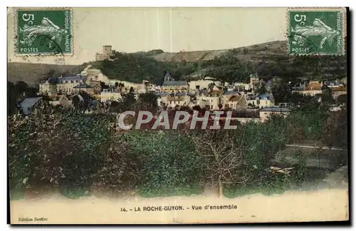 Cartes postales La Roche Guyon Vue d ensemble