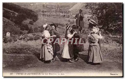 Ansichtskarte AK L Auvergne La Bourree Danse Folklore