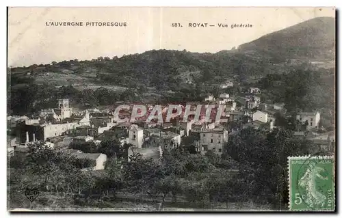 Ansichtskarte AK L Auvergne Pittoresque Royat Vue generale