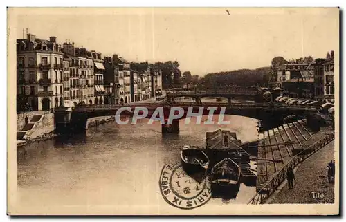 Ansichtskarte AK Bayonne La Pont Marence et les Quais de la Nive